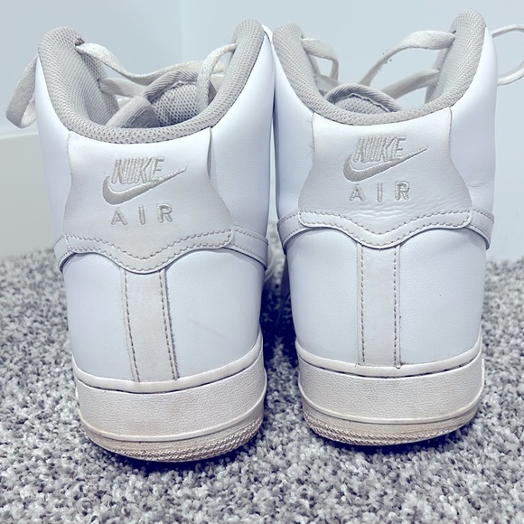 White Nike Air Force High - Picture 3 of 3